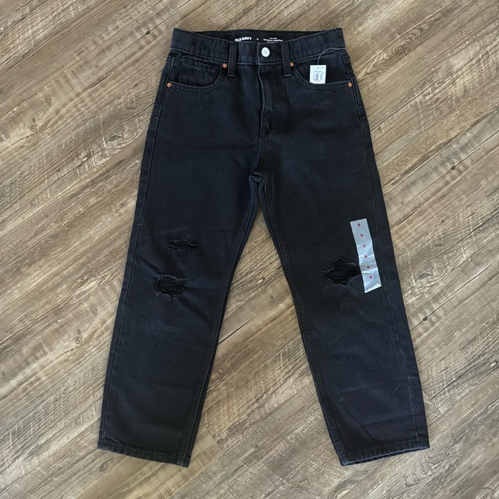 Girls Slouchy Straight High-Rise Jeans